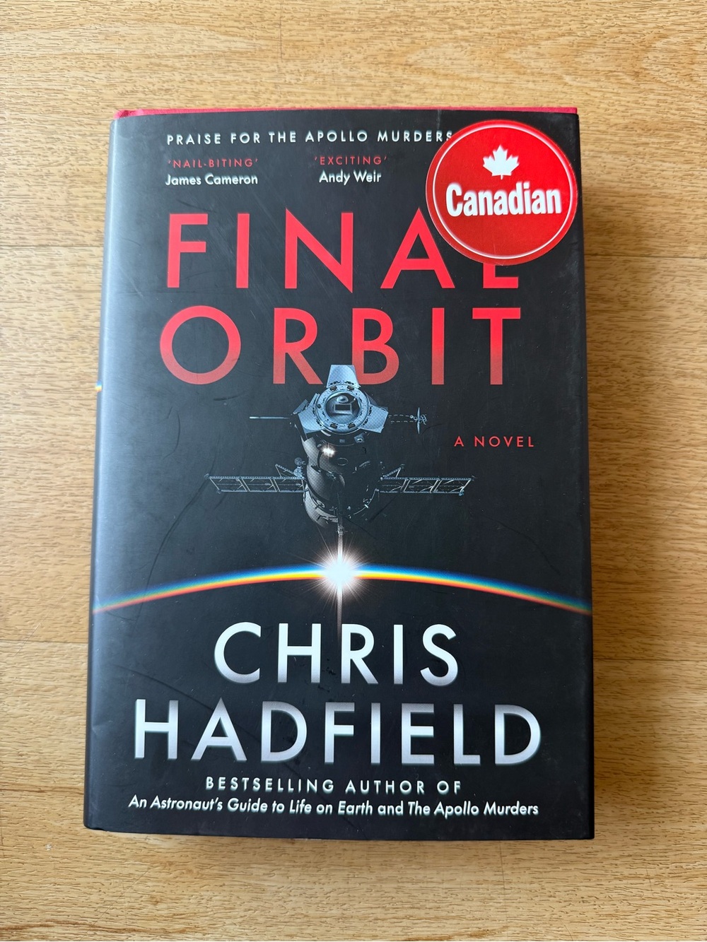 📚3 for $12📚 Final Orbit by Chris Hadfield - Black & Red Hardcover